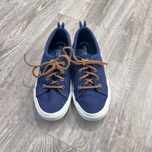 Sperry Kids Navy Canvas Sneakers